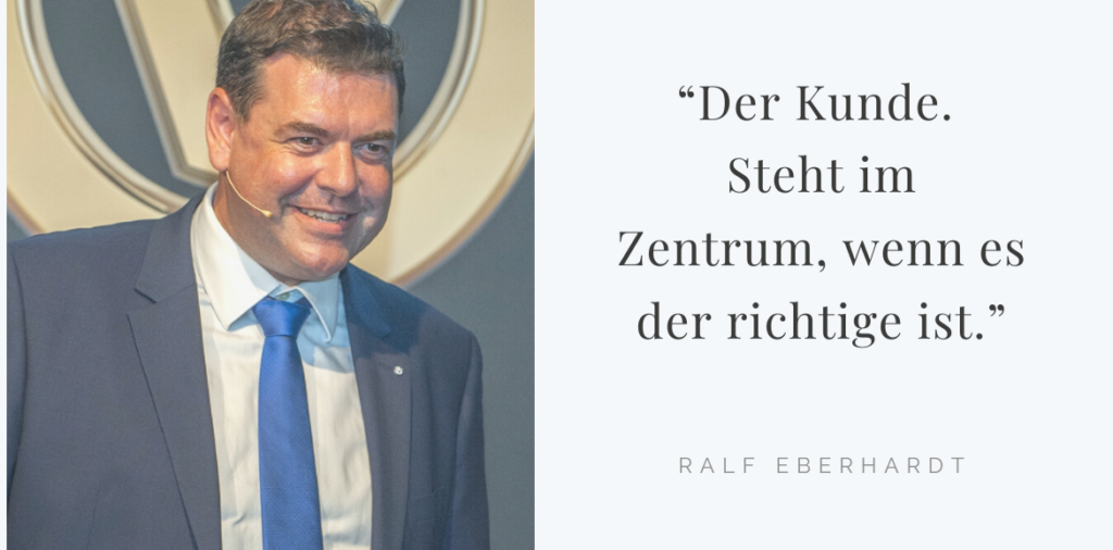 Der Kunde steht im Zentrum.